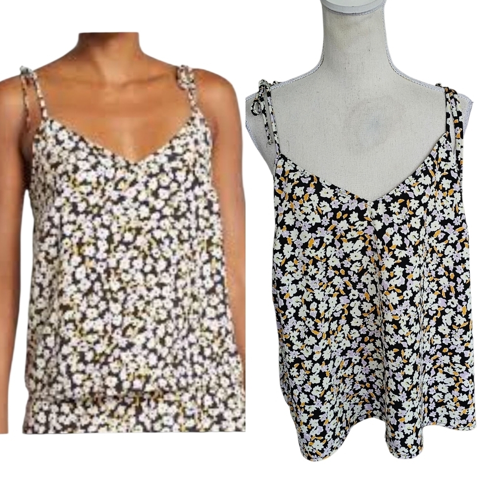 Sanctuary Black and White Floral Camisole - Picture 2 of 9